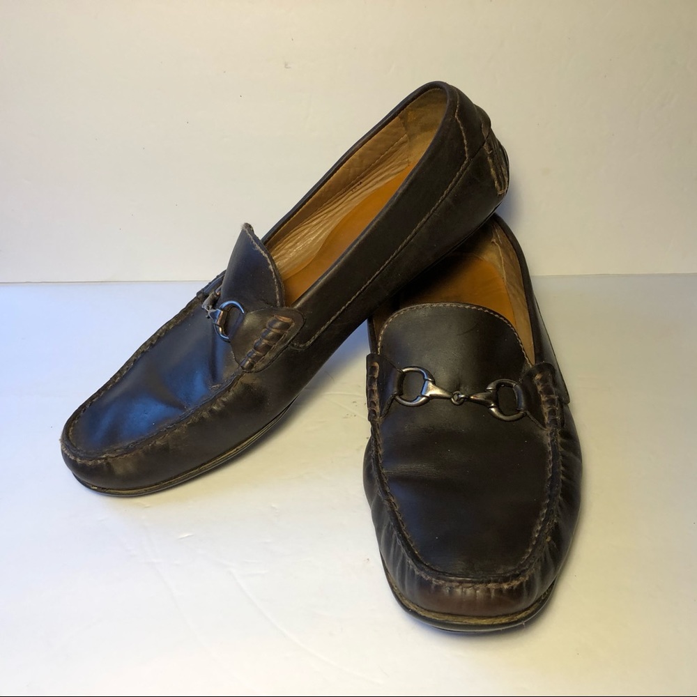 Peter Millar Leather Driving Moccasins Mens 12